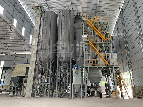 干粉砂漿設備如何選擇廠房場地？